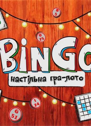 Настольная игра strateg лото bingo на украинском языке (30757)