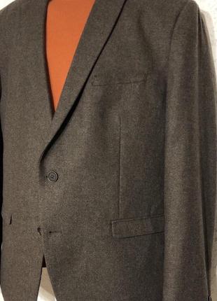 Мужской шерстяной пиджак angelo litriko 56 размер5 фото