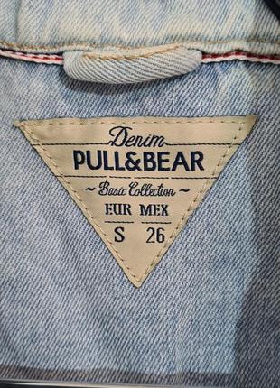 Джинсова куртка pull&amp;bear3 фото