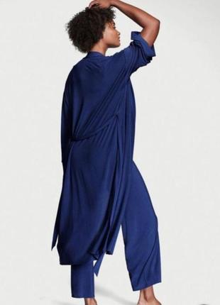 Халат майка штаны пижама костюм 3 в 1 модал victoria's secret2 фото
