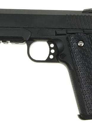 Пістолет кольт страйкбольний страйкбольний металевий galaxy colt 1911 rail