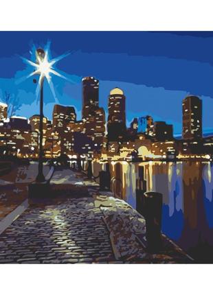 Картина за номерами "вечірнє місто" art craft 11004-ac 40х50 см топ