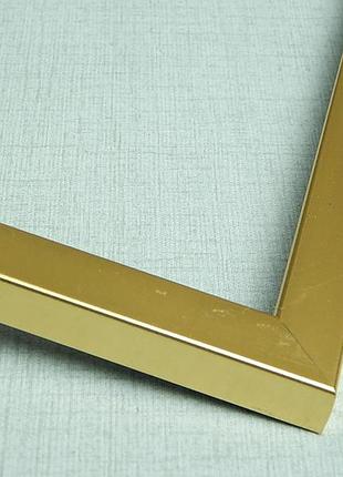 Рамка а4 (297х210). рамка пластикова 15 мм. "золото глянець" для грамот дипломів картин