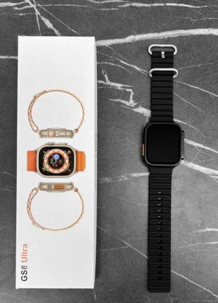 Смарт часы gs8 ultra 49mm 3 цвета с украинским меню / умные часы2 фото