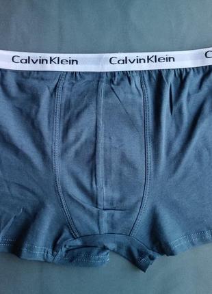 Модные мужские серые трусы calvin klein - трусы для парня