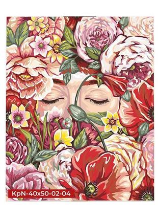 Картина за номерами "аромат квітів" danko toys kpne-40х50-02-04 40x50 см