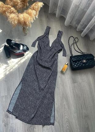 Квіткова міді-сукня з розмірами від h&m🖤