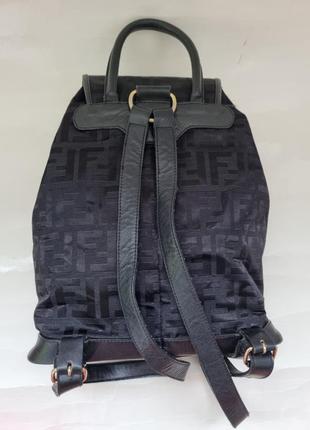 Рюкзак fendi, сумка fendi, fendi monogram, ранец, портфель,8 фото