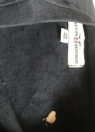 Стильний реглан/ світшот для дівчинки темно-синього кольору6 фото