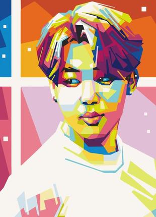 Картина по номерам бтс 40 х 50 см art craft 10269-ac jimin bts