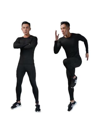 Чоловіча термобілизна thermal underwear boelginol комплект черный 
черный
(3357)3 фото
