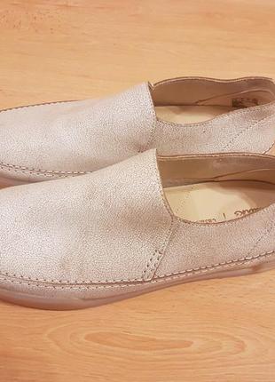 Шкіряні сліпони clarks hidi hope white2 фото