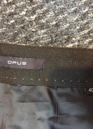 Opus в стиле шаннель теплая юбочка 65% шерсти3 фото
