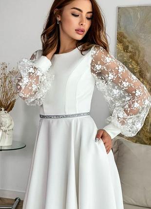 Белое платье 🤍