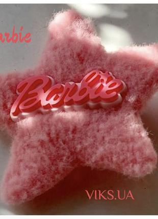 Заколка для волосся з декором barbie в формі зірки