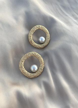 Сережки з бусинкою 2