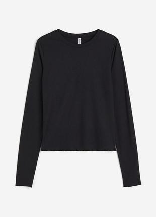 Полупрозрачный лонгслив h&m 1181325002