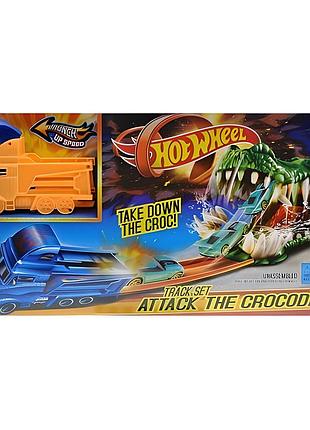 Трек з запуском, 'гонка', 1 машинка, в коробці, hot wheel