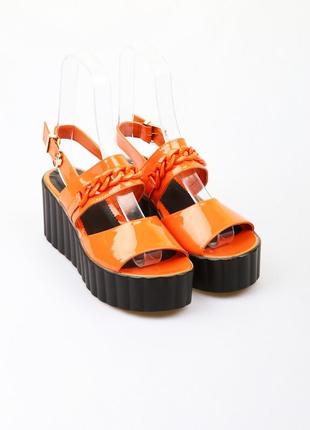 Босоножки kluchini оранжевый (kvg-4931-1-orange)