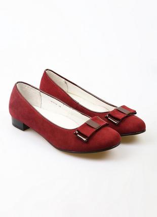 Туфлі flamingo бордовий (pk-qt3776-burgundy)