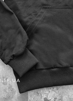 Мужской спортивный костюм champion (чемпион) черный , толстовка маленькая эмблема штаны худи кенгуру2 фото