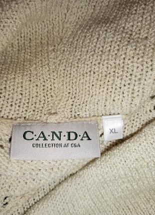 Трикотажной вязки туника-джемпер-жилетка,бохо,большого размера-оверсайз,canda c&a8 фото