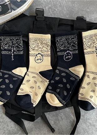 Носки cactus jack с рисунком банданы