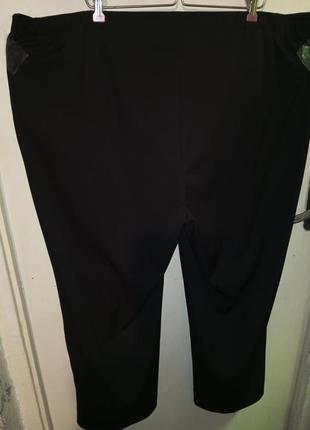 Нові,з бірками,стрейч,чорні,широкі штани з кишенями,мега батал,ulla popken3 фото