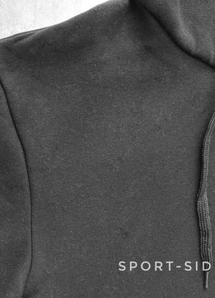 Теплая мужская толстовка jordan (джордан) зима черная с замком, олимпийка (мастерка) тела зимова2 фото