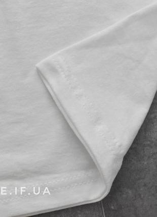 Літній комплект шорти і футболка puma (пума) (біла футболка , темно сірі шорти з чорним лого) маленький лого3 фото