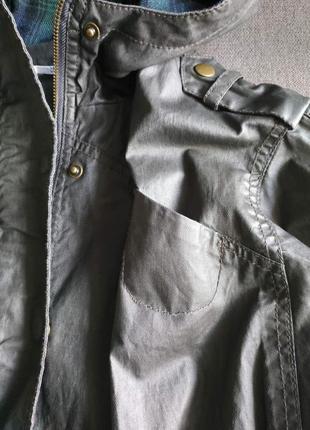 Необычная коттоновая курточка оверсайз на подкладке tu8 фото