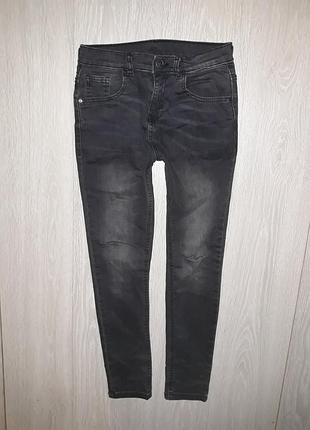 Хлопковые зауженные джинсы со стрейчем marks &amp; spencer на 10-11 лет