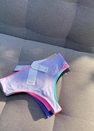 Стринги женские трусики трусы високая посадка ефект утяжки