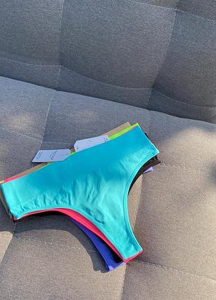 Стринги женские трусики трусы високая посадка ефект утяжки