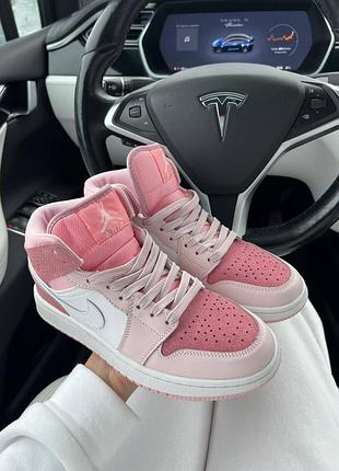 Кроссовки женские air jordan 1 retro 1 «&nbsp;digital pink&nbsp;»