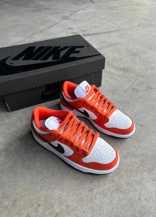 Кросівки nike sb dunk low reverce mesa orange