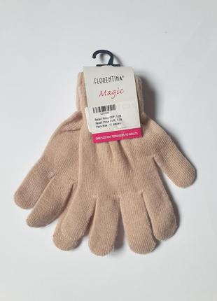 Трикотажные женские перчатки florentina1 фото