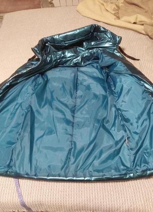 Куртка демісезонна з капюшоном з водонепроникної тканини6 фото