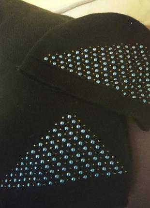 Шапка з шарфом