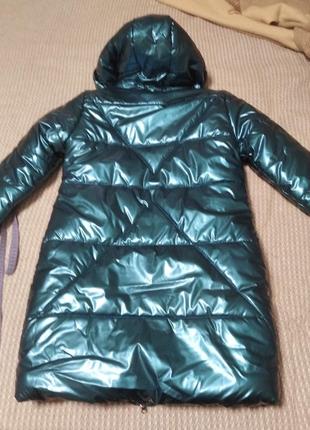 Куртка демісезонна з капюшоном з водонепроникної тканини10 фото