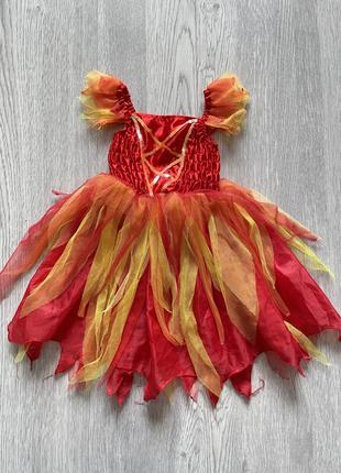 Крутое карнавальное платье платье платье tesco 3-4 года1 фото