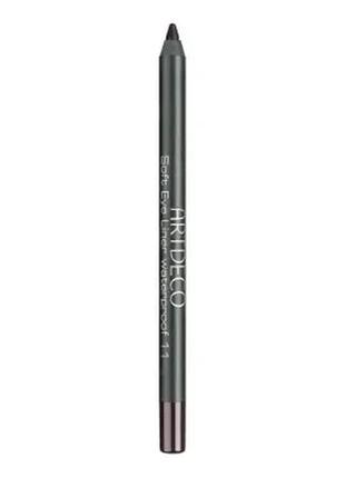 Олівець для очей artdeco soft eye liner waterproof 11 — deep forest brown