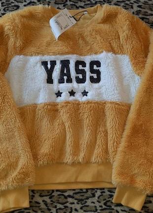 Свіишот c&a хутряний 158-168см