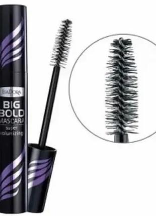 Тушь для ресниц isadora big bold mascara 10 - black (черный)2 фото