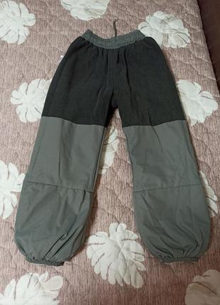Теплые, легкие зимние брюки 116-122 р8 фото