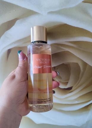 Парфюмированный спрей для тела victoria’s secret amber romance mist