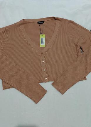 Укороченный кардиган от boohoo 3