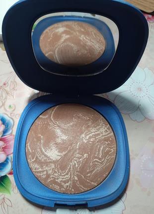 Бронзер для обличчя kiko dolce diva baked bronzer  02 perfect sienna