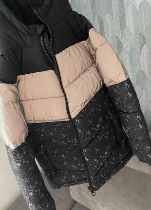 Курточка зимняя с светоотражающими вставками5 фото