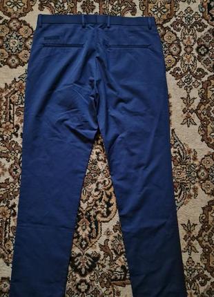 Брендові фірмові бавовняні стрейчеві штани zara men,нові,розмір 32-33.2 фото